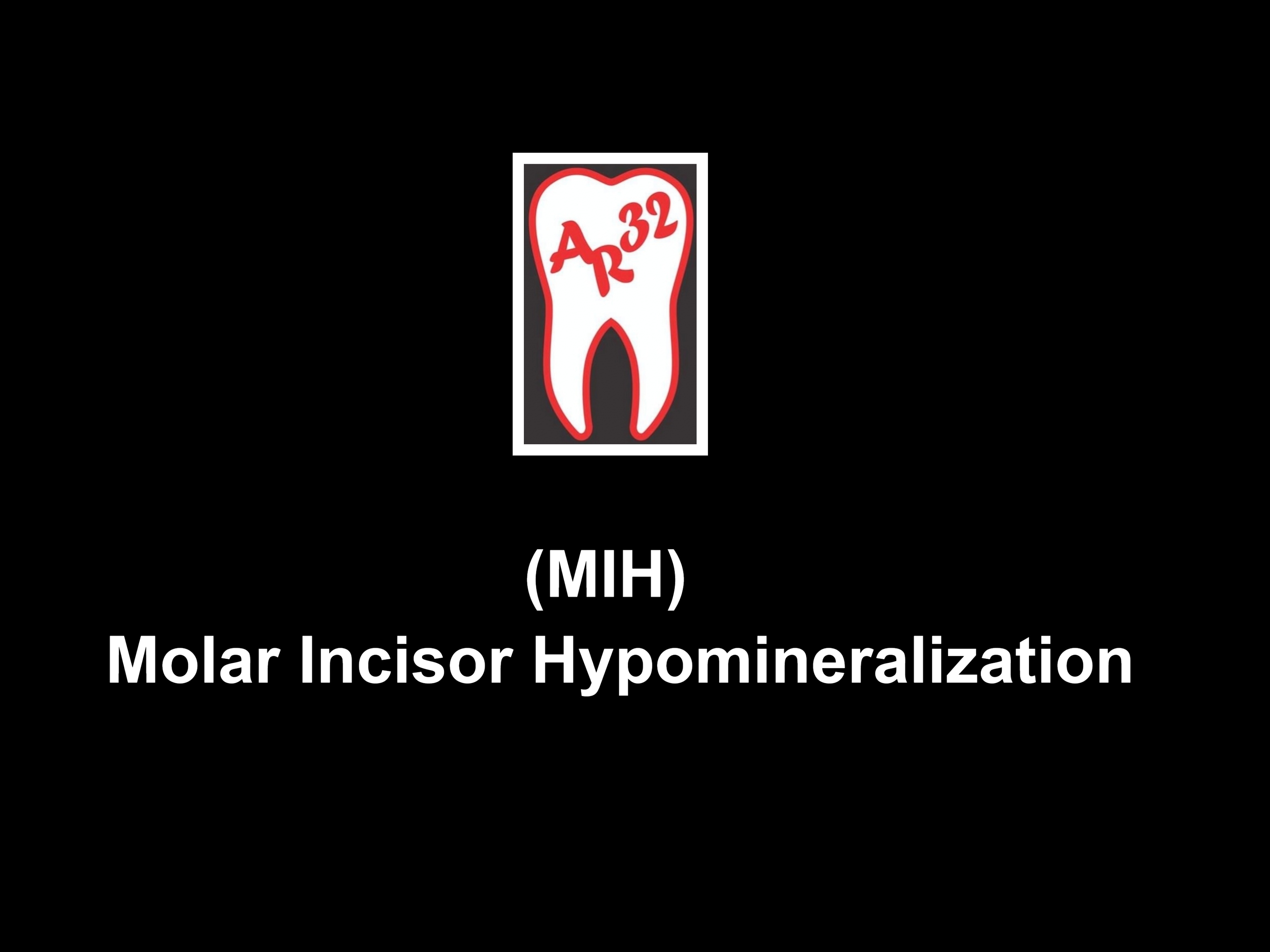 Molar incisor hypomineralization MIH clinical representation