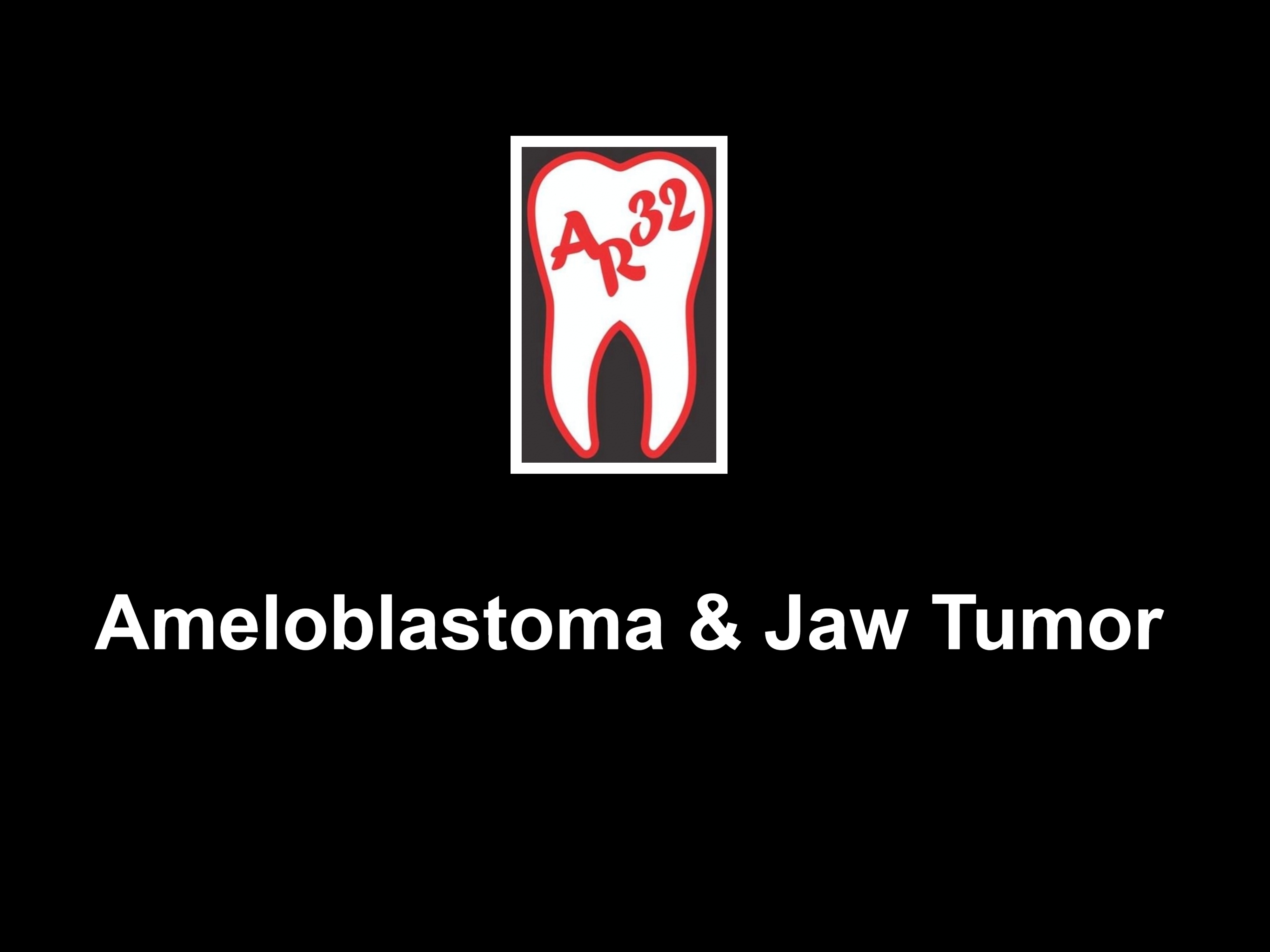 Ameloblastoma jaw tumor bone swelling clinical radiograph representation