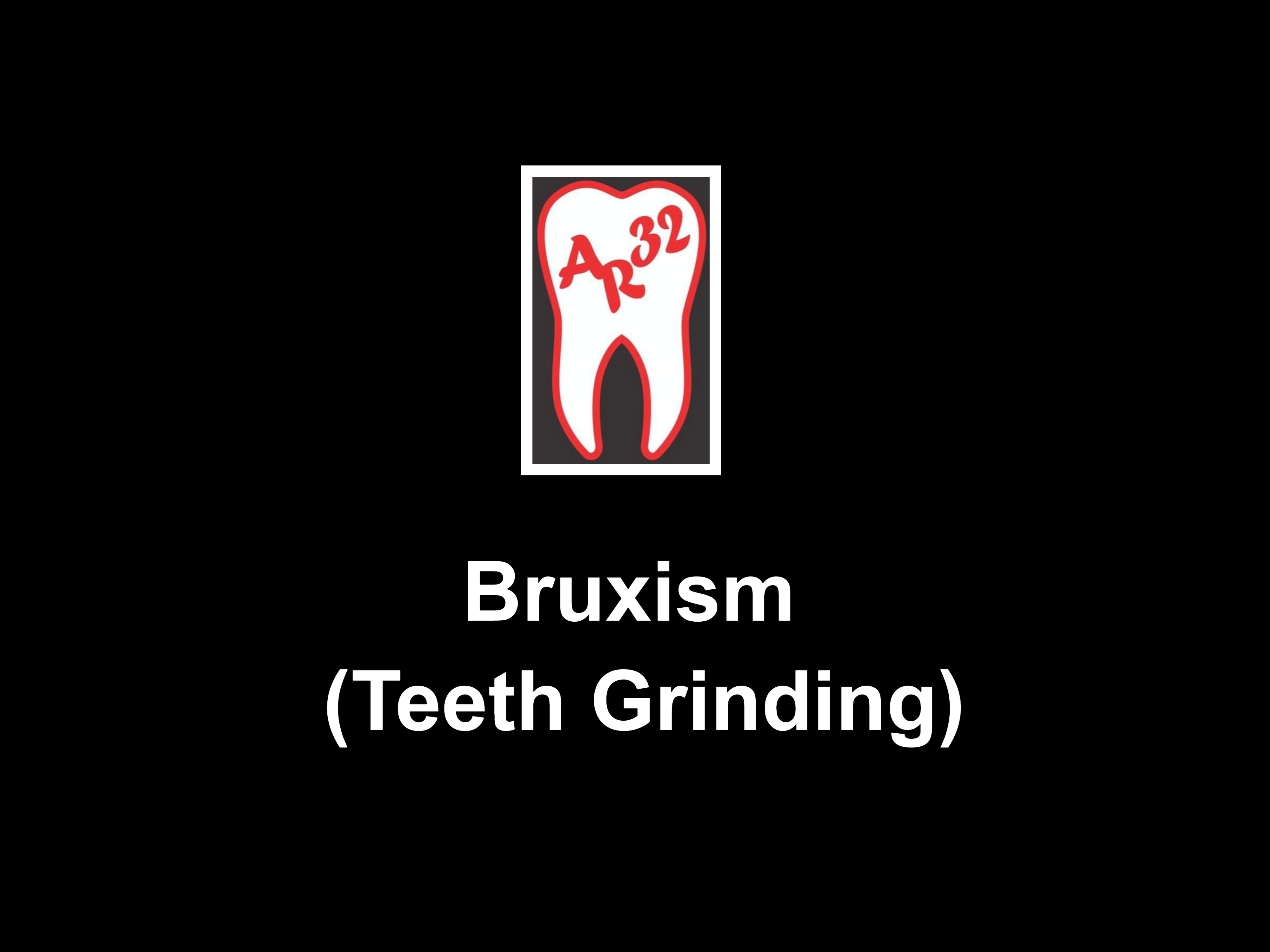 Bruxism teeth grinding and enamel wear clinical representation