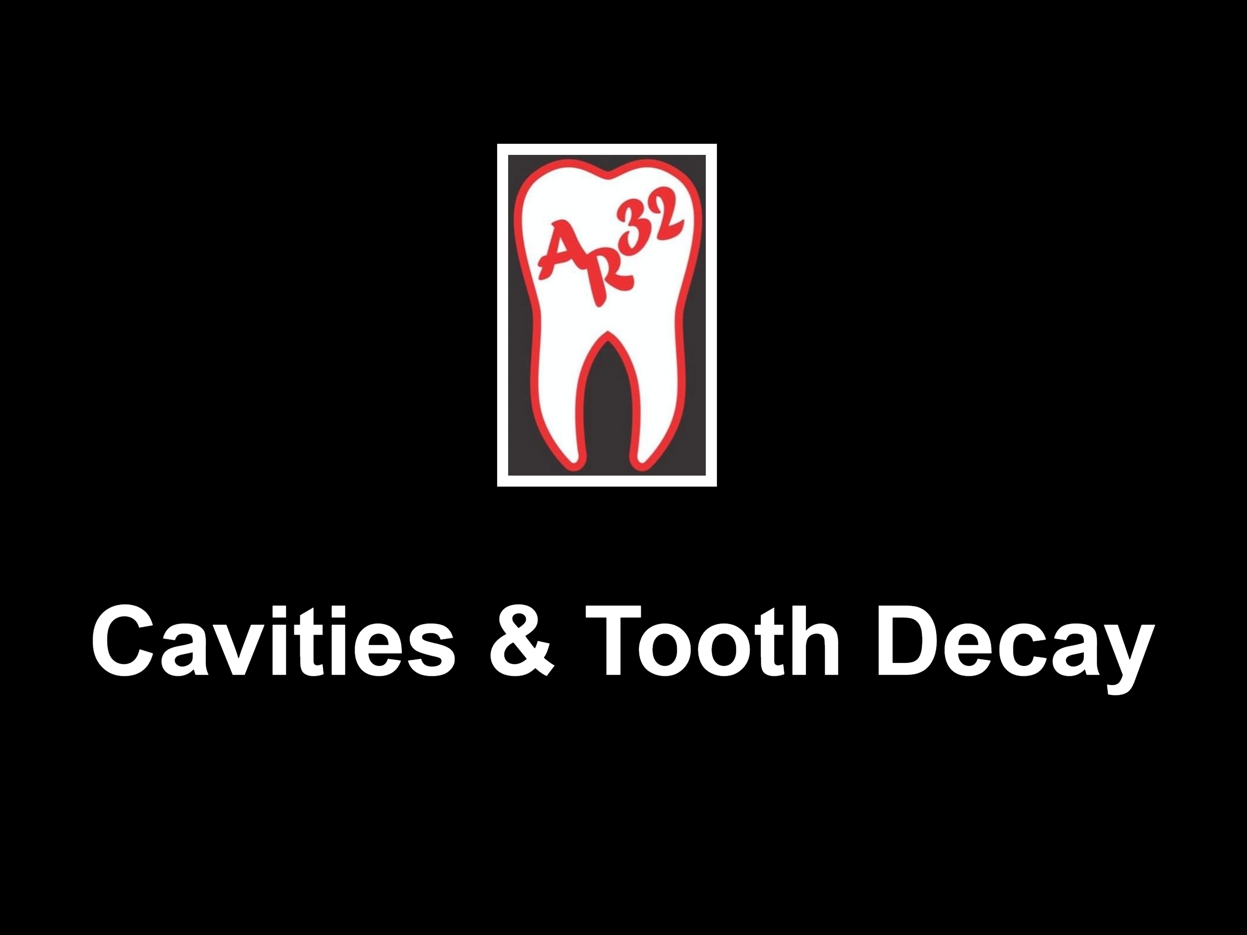 Cavities tooth decay dark spots on teeth clinical representation