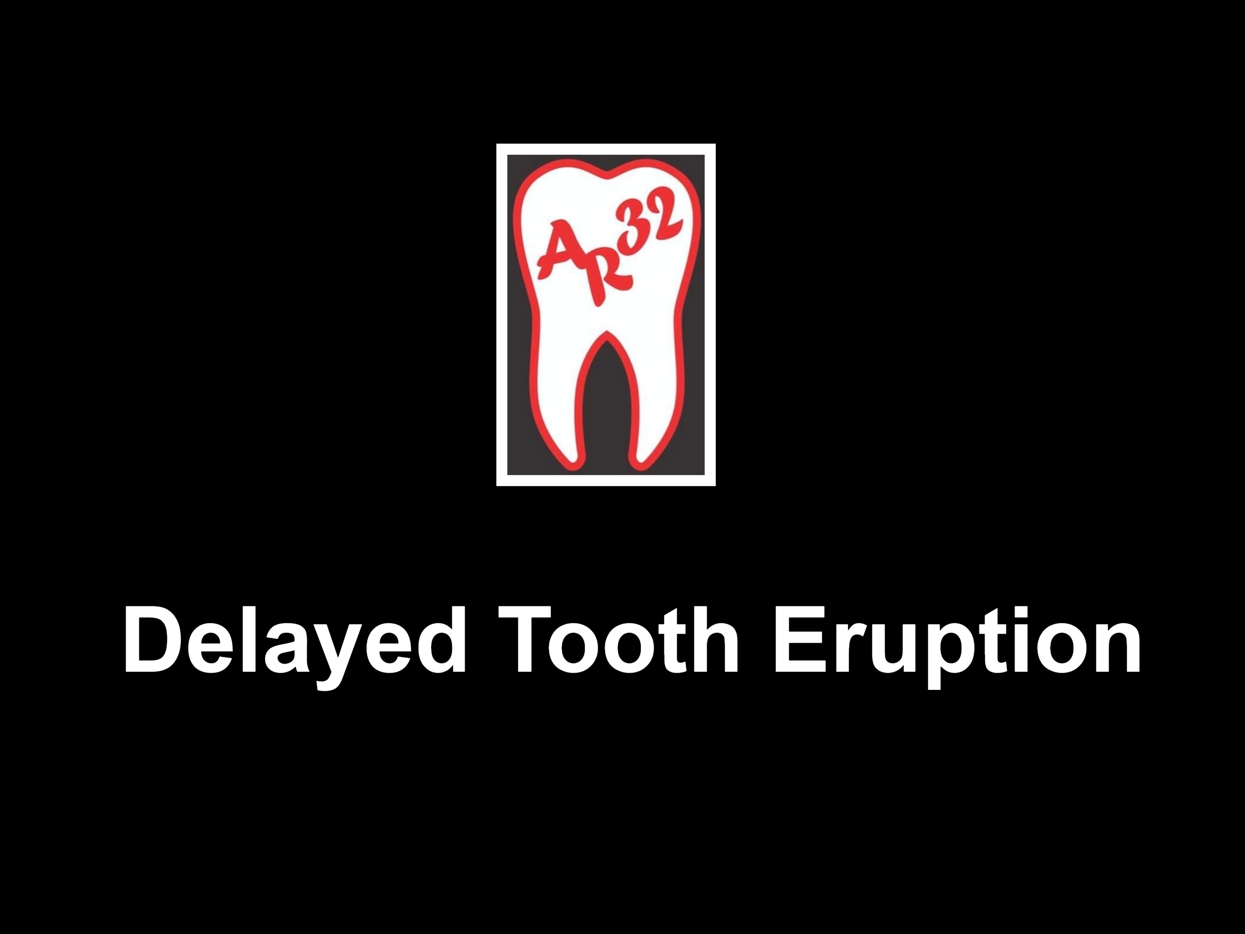 Delayed tooth eruption impacted adult teeth pediatric dentistry clinical representation