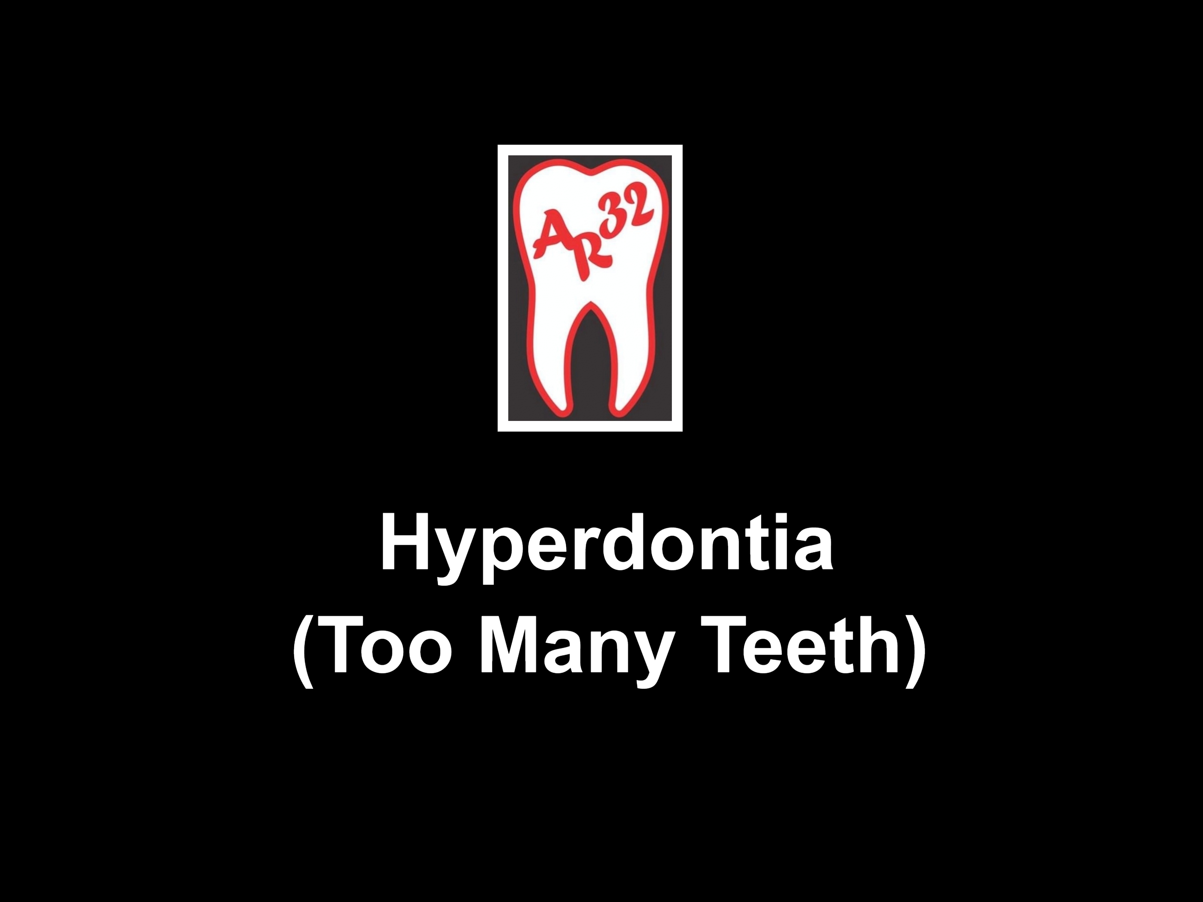 Hyperdontia supernumerary teeth clinical representation