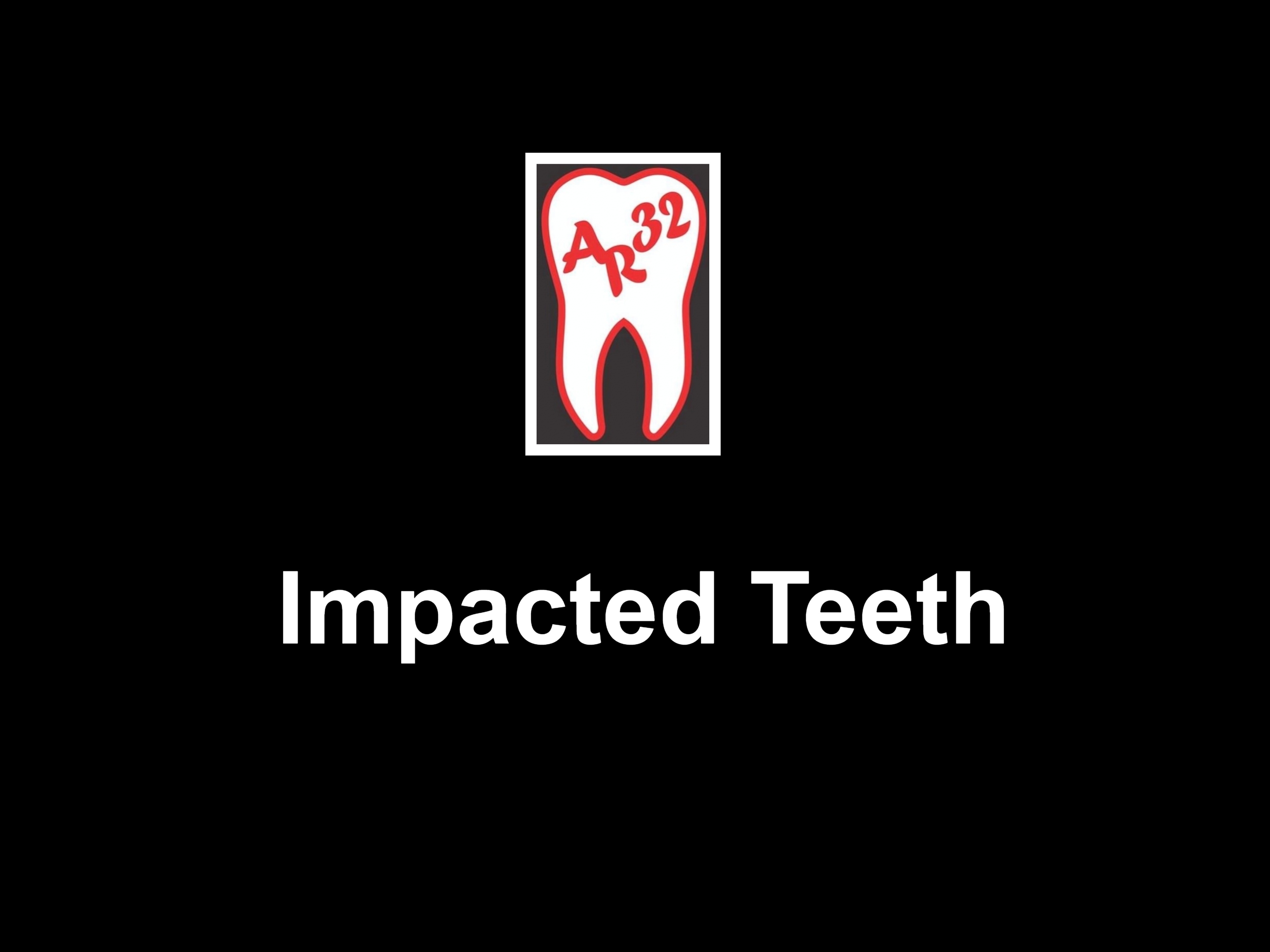 Impacted tooth and surgical uncovery clinical representation