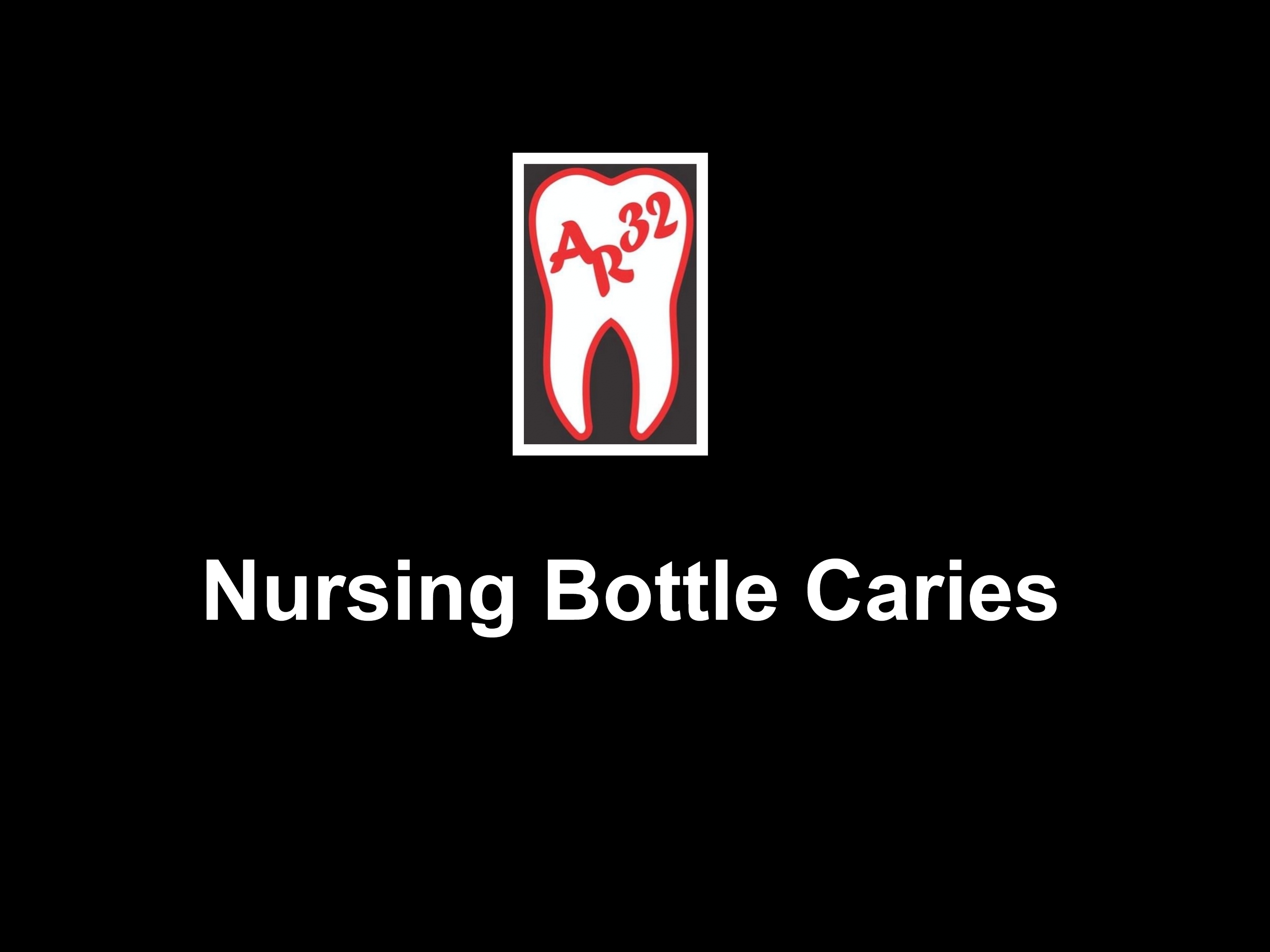Nursing bottle caries clinical representation