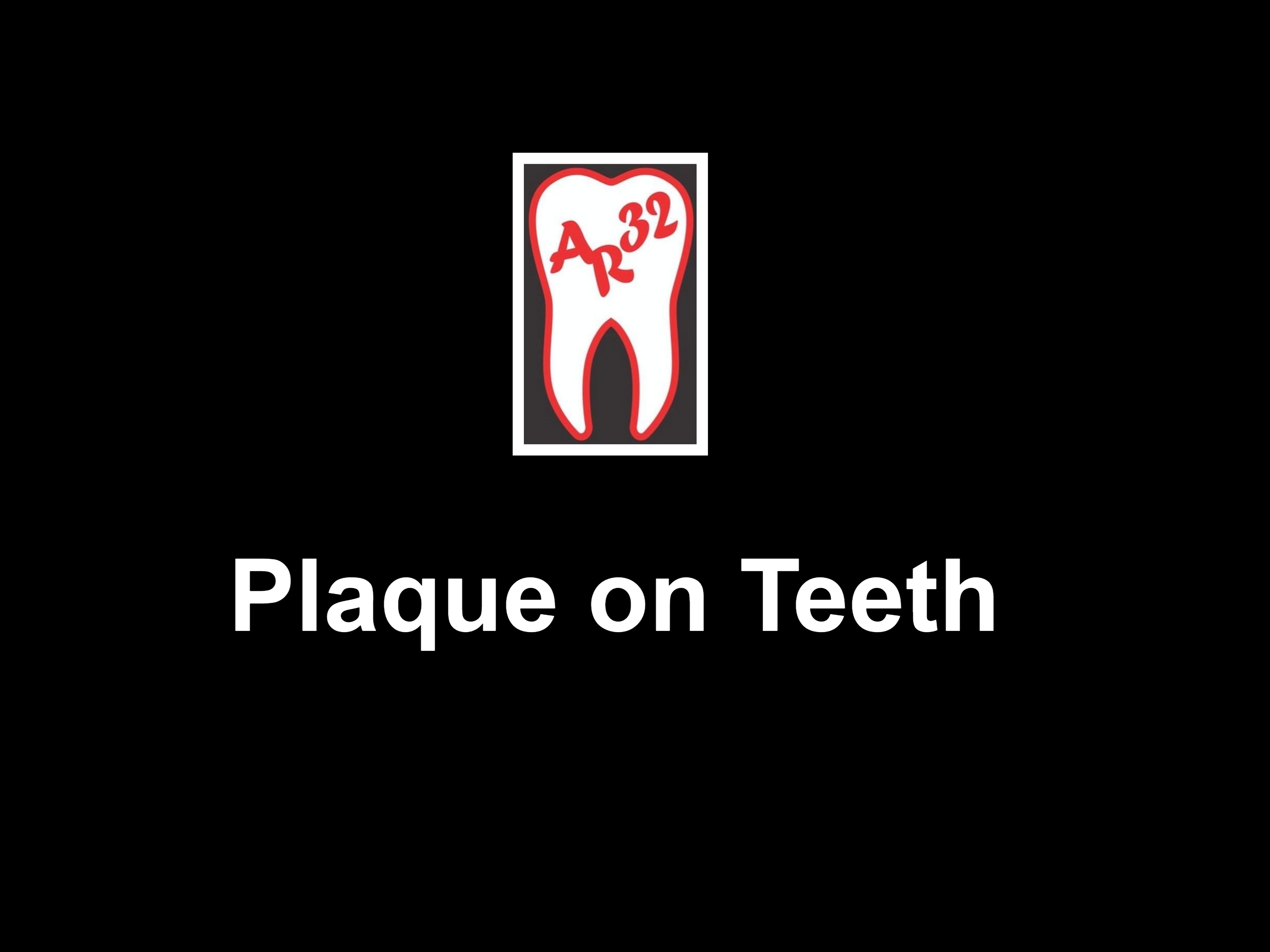 Plaque and bacterial biofilm clinical representation