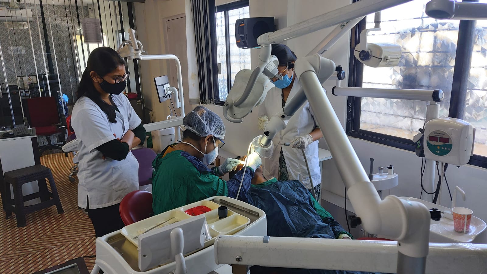 Treatment room at AR 32 Signature Smiles, Kharadi